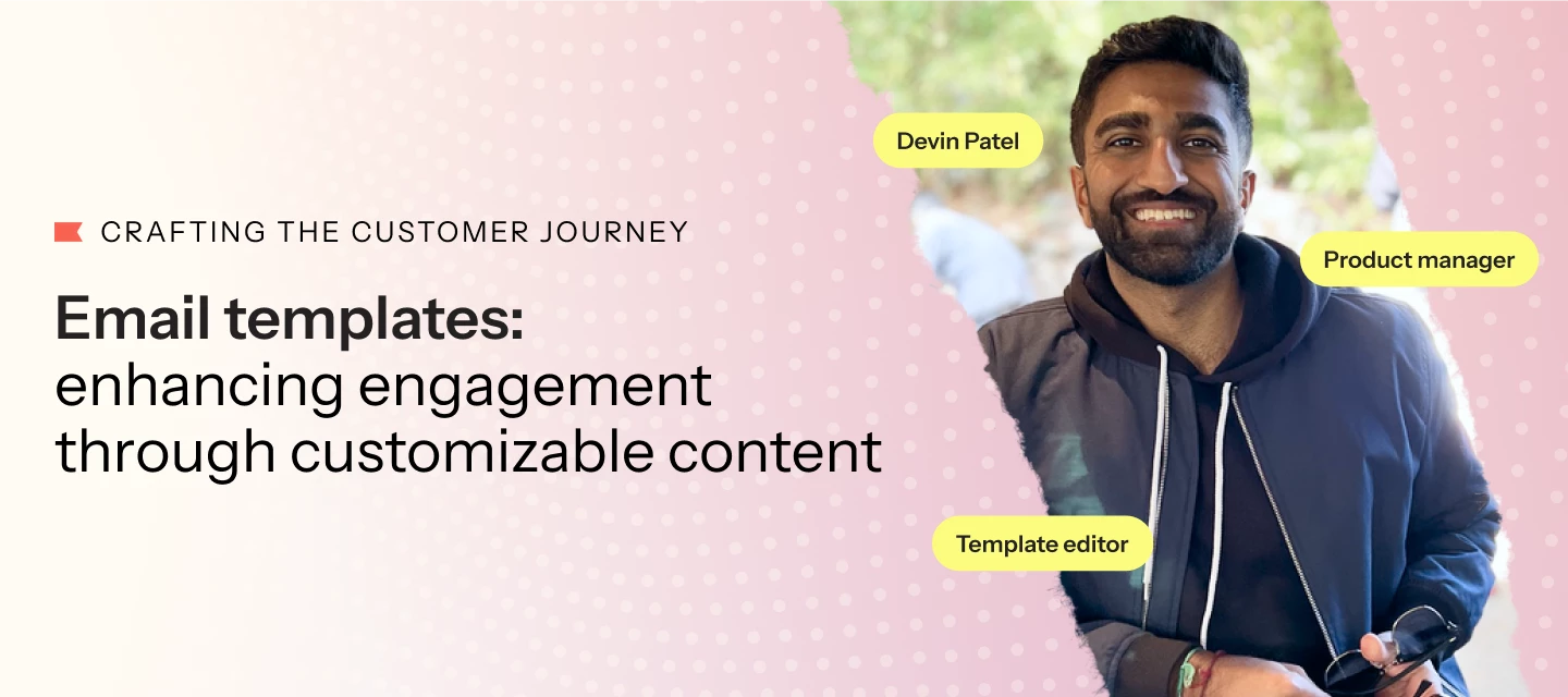 Share your feedback with me to improve the template editor