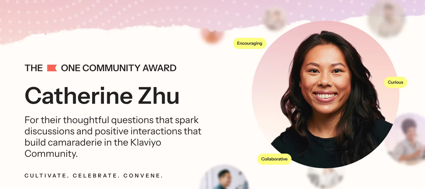 Community member spotlight: Catherine Zhu