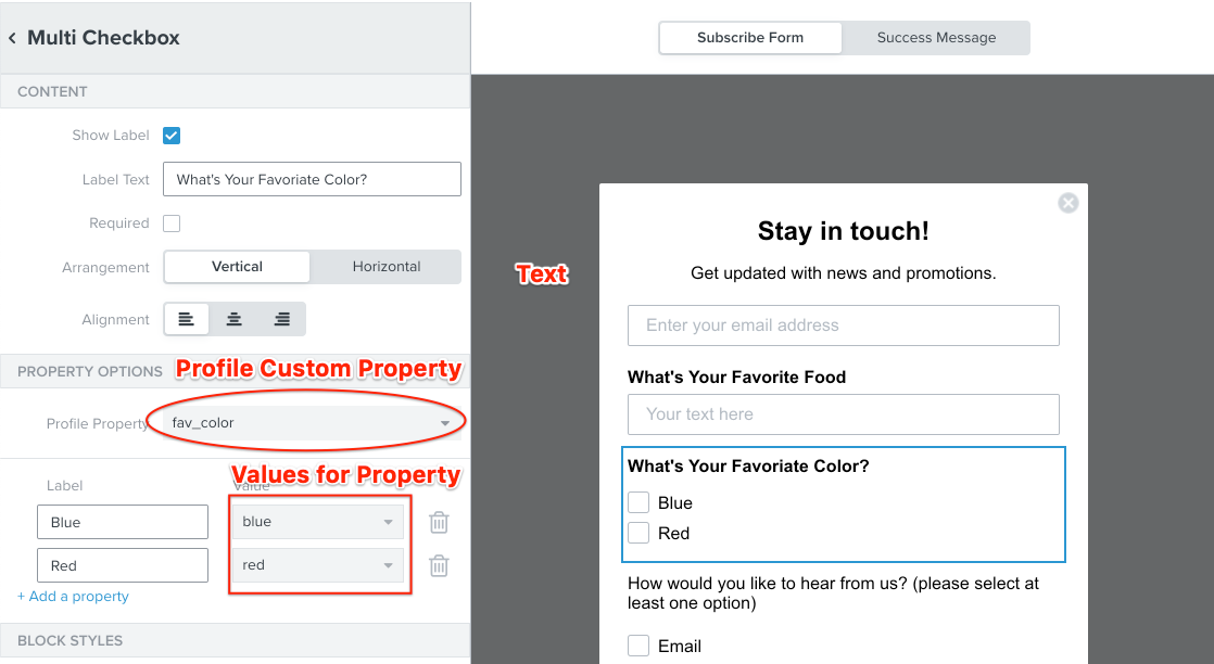 Custom field value in customer notifications