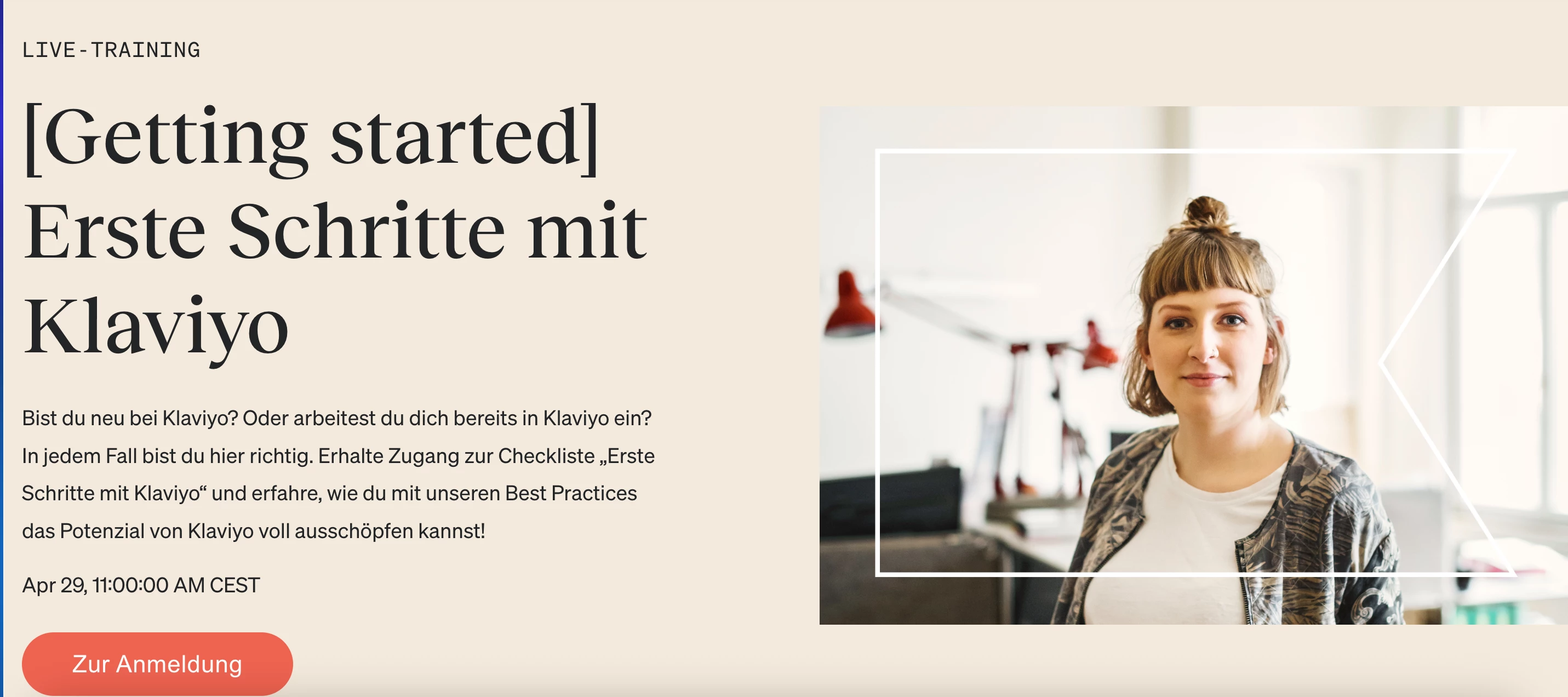 Our first training in German is here