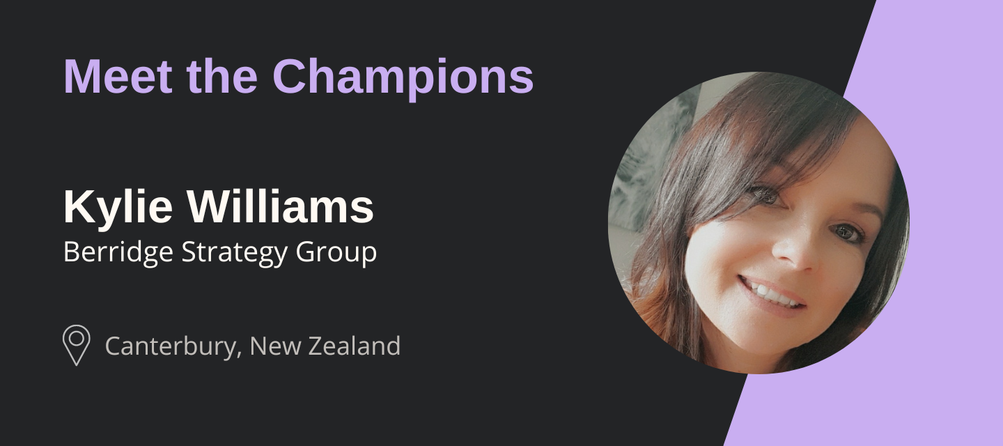 Meet the Champions: Kylie Williams