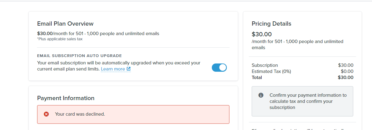 Your Payment Was Declined By Your Bank Sbi