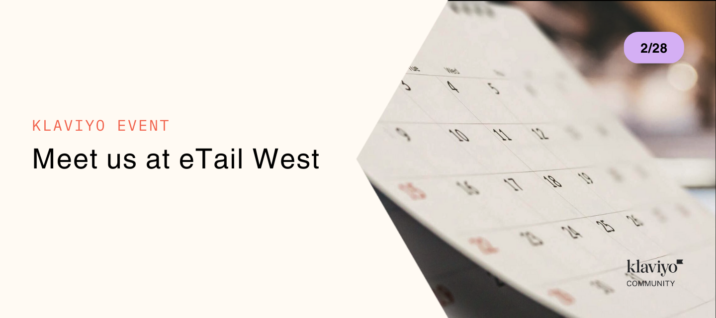 Meet us at eTail West