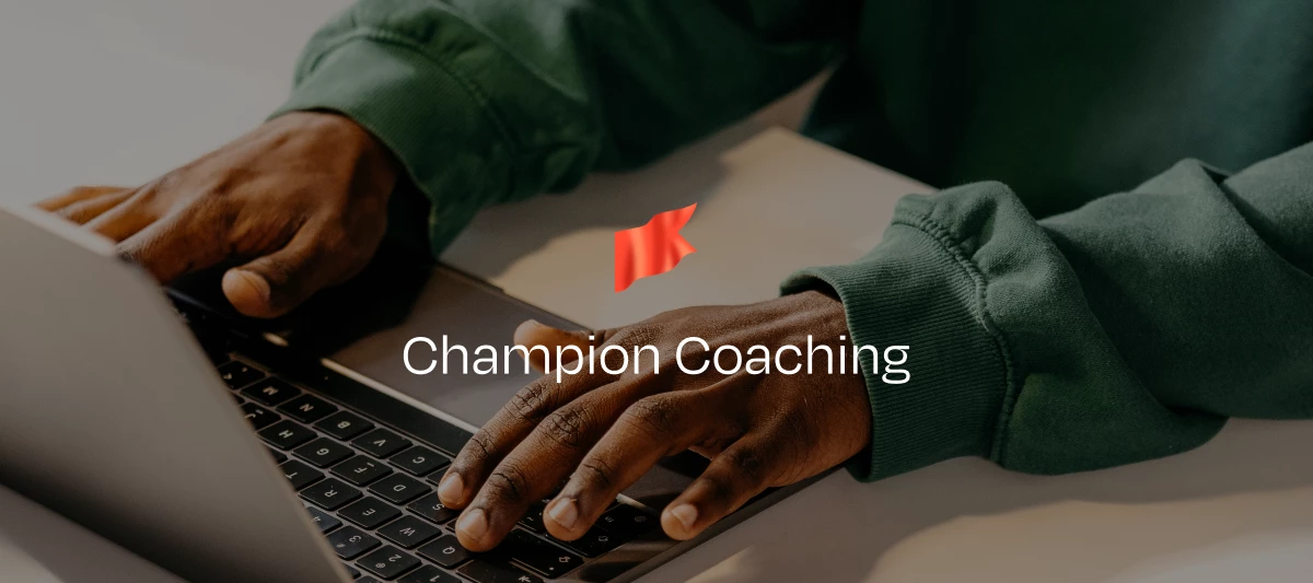 Sign up for coaching with Klaviyo Champions: virtual mentoring by industry experts
