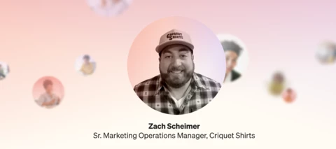 Zach Scheimer, Sr. Marketing Operations Manager at Criquet Shirts, and 2025 Klaviyo Community Champion
