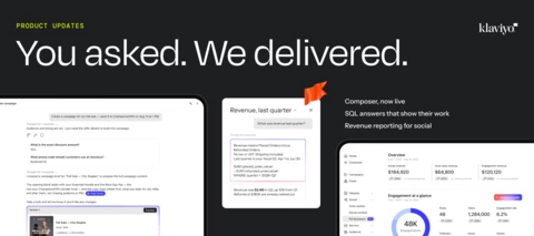 Klaviyo product updates