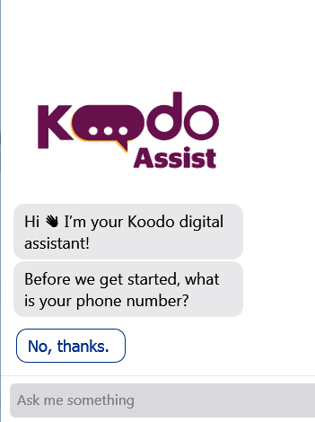 koodo successfully servers complain