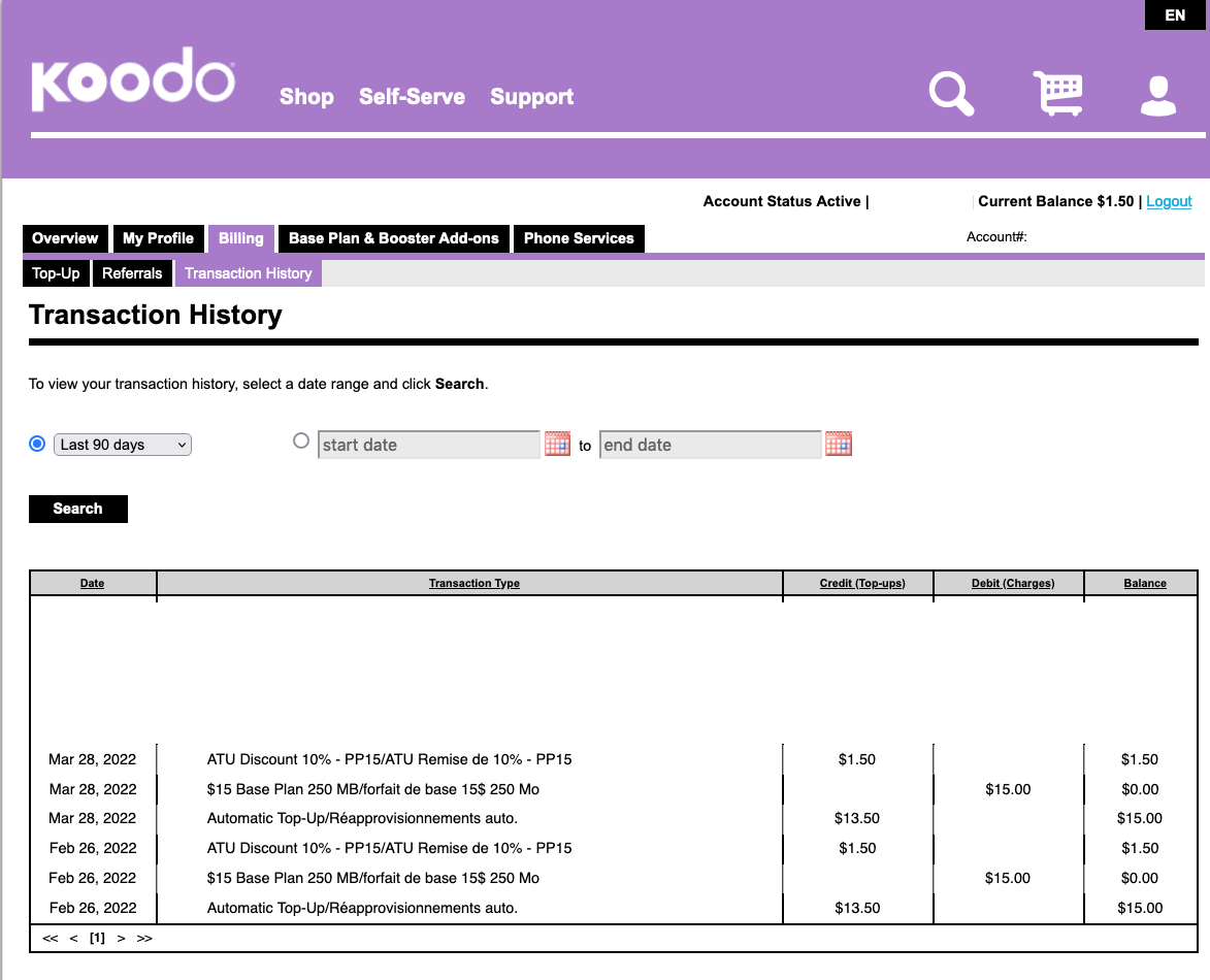 unable-to-pay-bill-in-td-using-koodo-mobile-as-payee-as-my-account