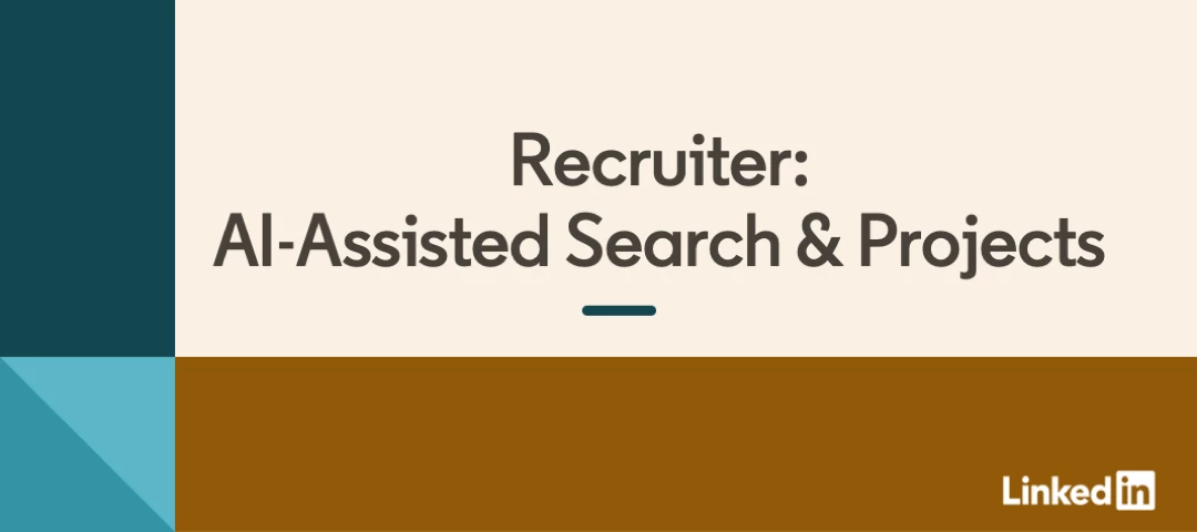 AI-Assisted Search & Projects | August 2024 | Join the Talent Community ...
