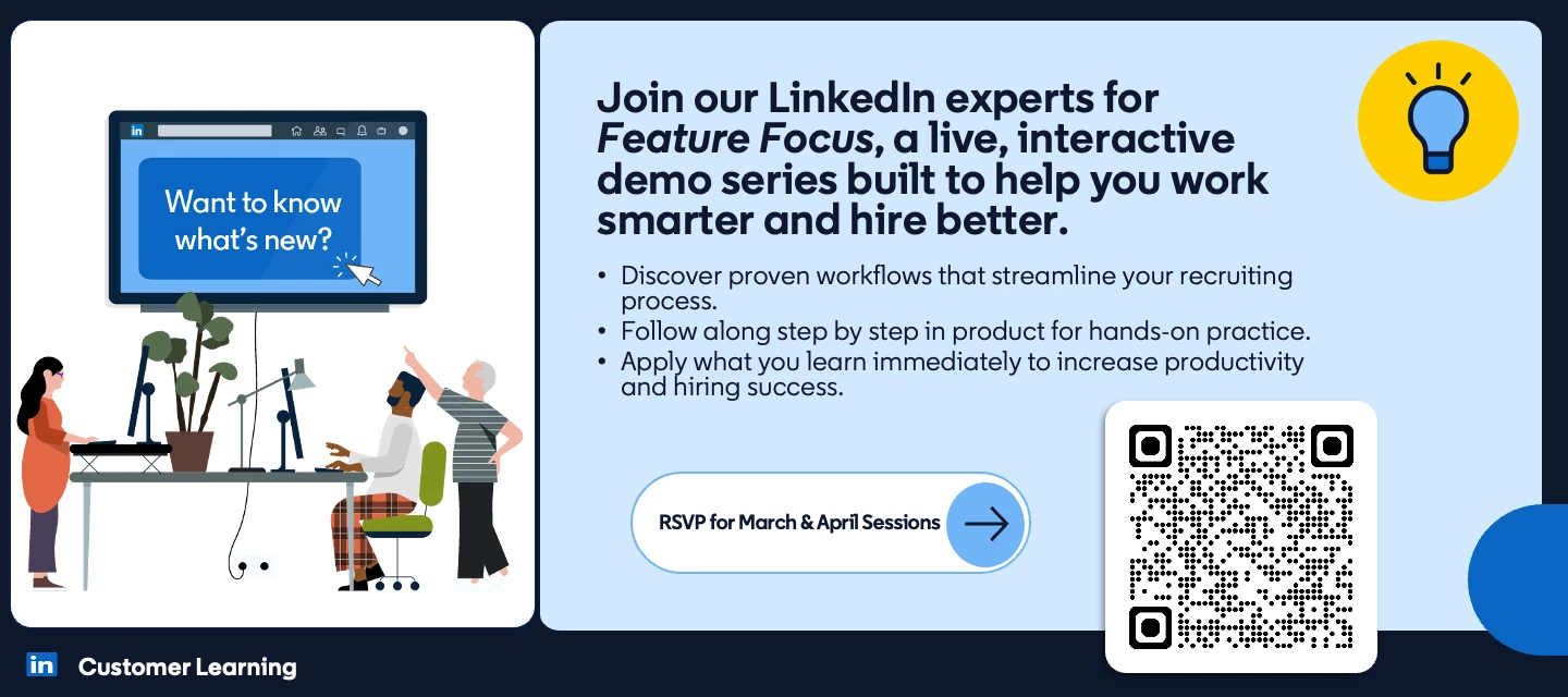Feature Focus: Hiring product live demo series