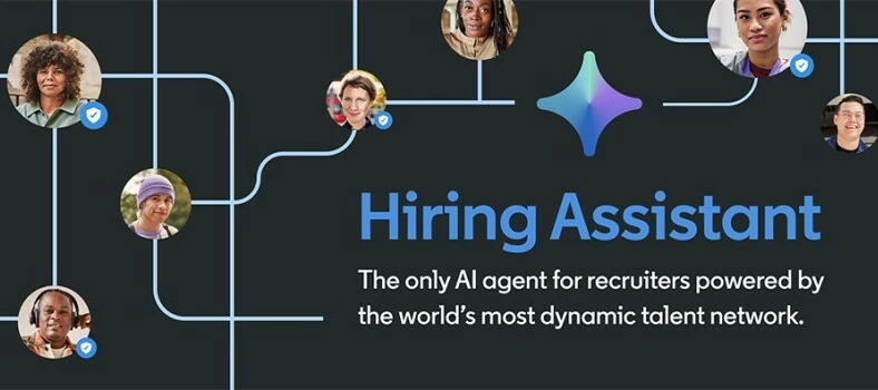 Meet Hiring Assistant - the only recruiting agent powered by LinkedIn