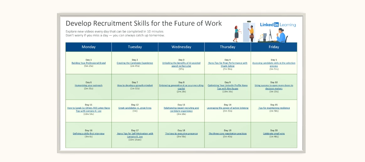 Level Up with this 20-day Learning Challenge for Search & Staffing