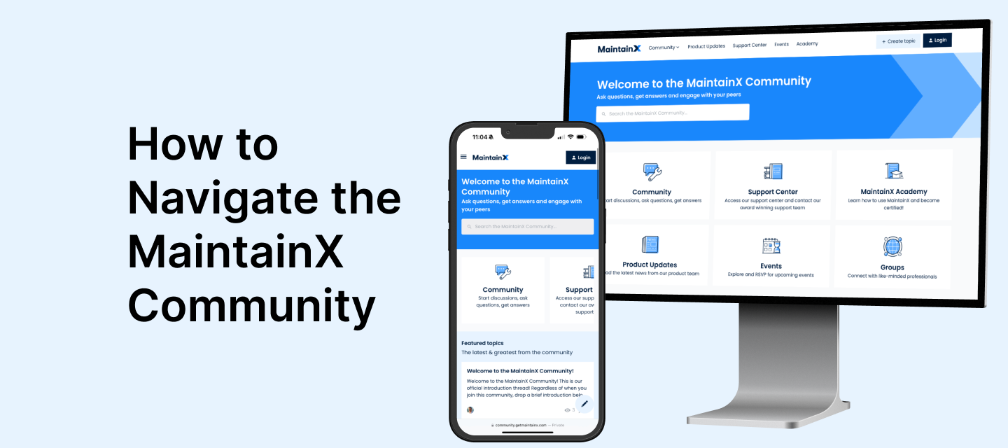How to Navigate the MaintainX Community