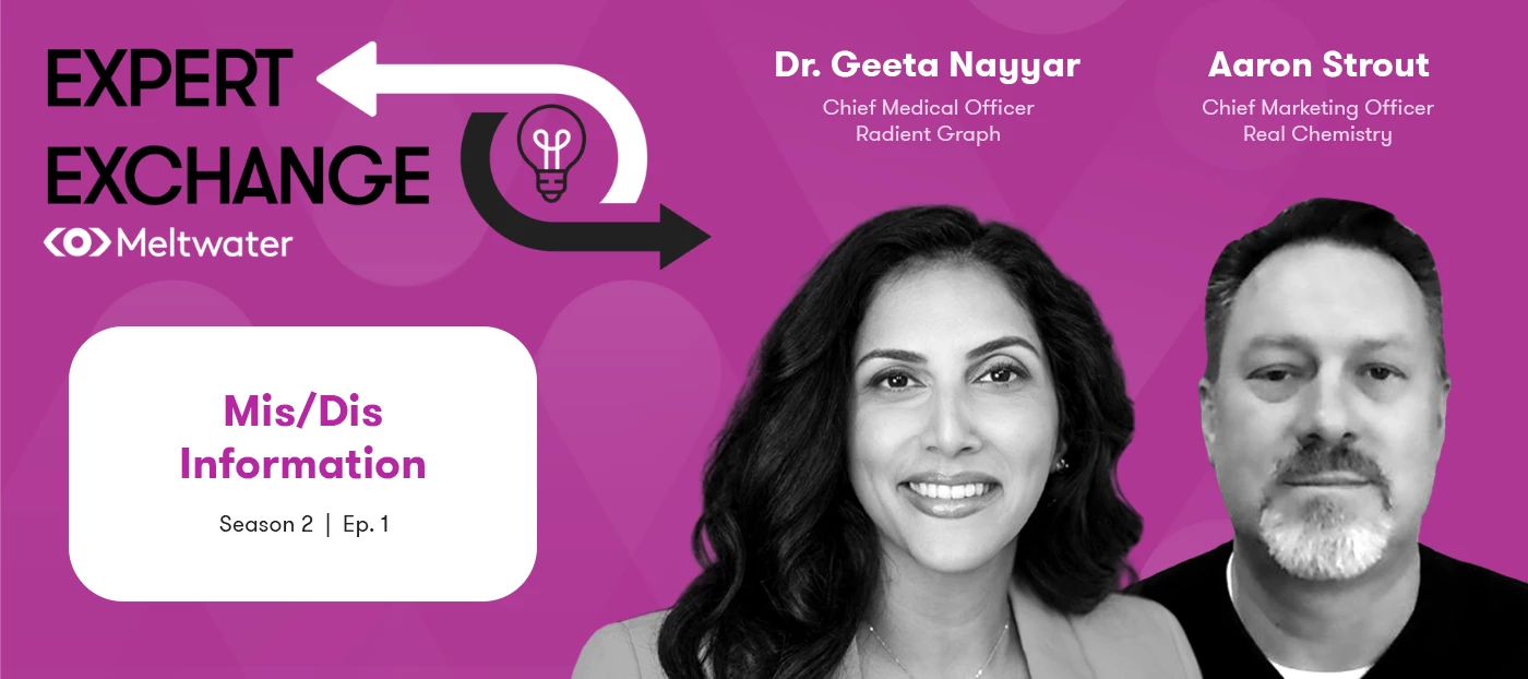 Episode 1: Healthcare, Misinformation & Marketing with Dr. Geeta Nayar & Aaron Strout