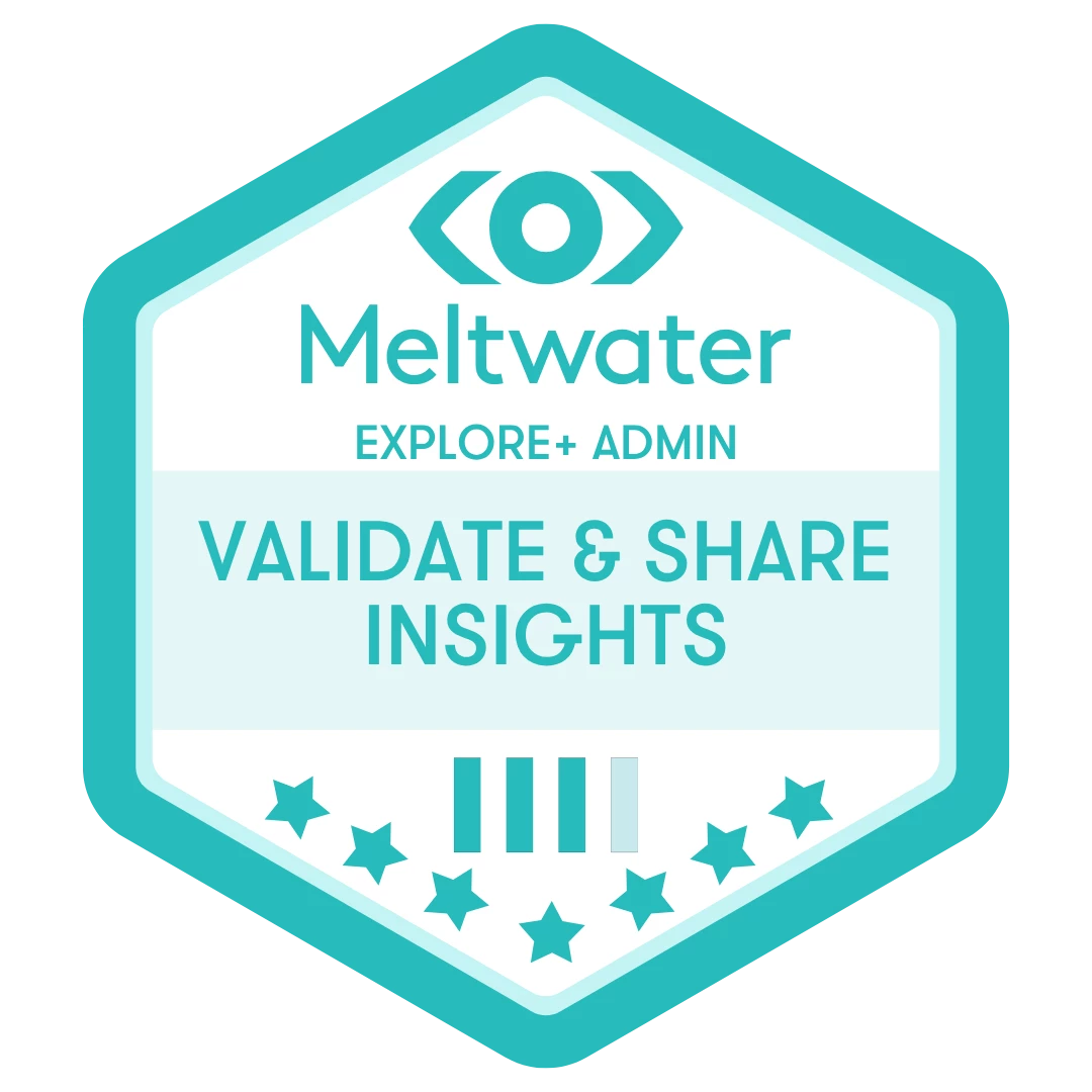 Explore+ Admin: Validate and Share Insights