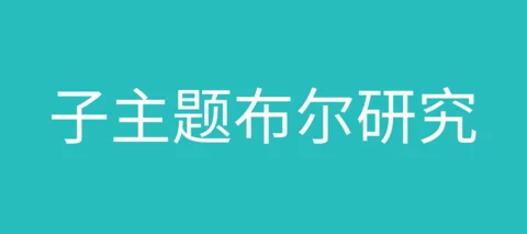子主题研究布尔字符串