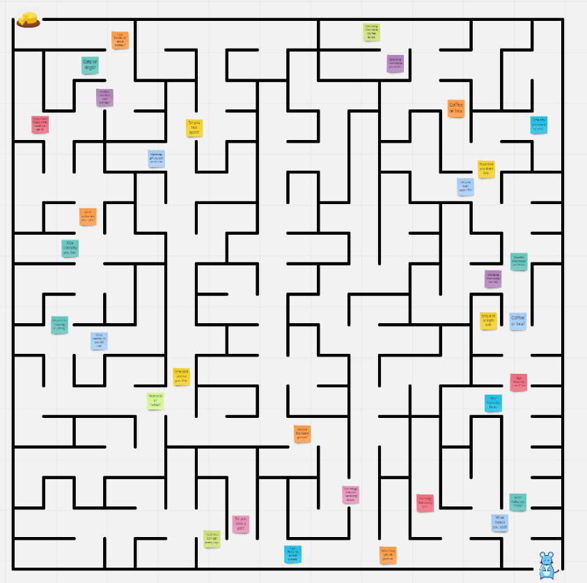 Sliding Scale Semantics - Ice Breaker - Miro Game