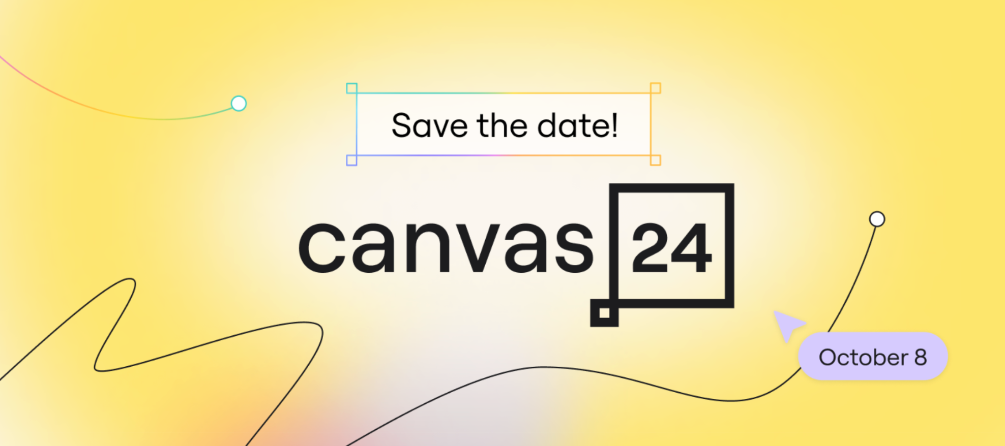 Save the Date for Miro's biggest community event yet - Canvas '24 is October 8