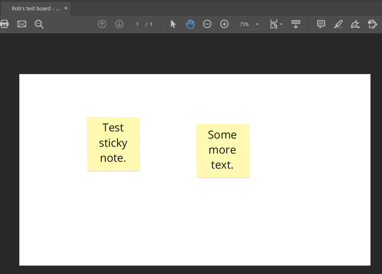 sticky notes not showing