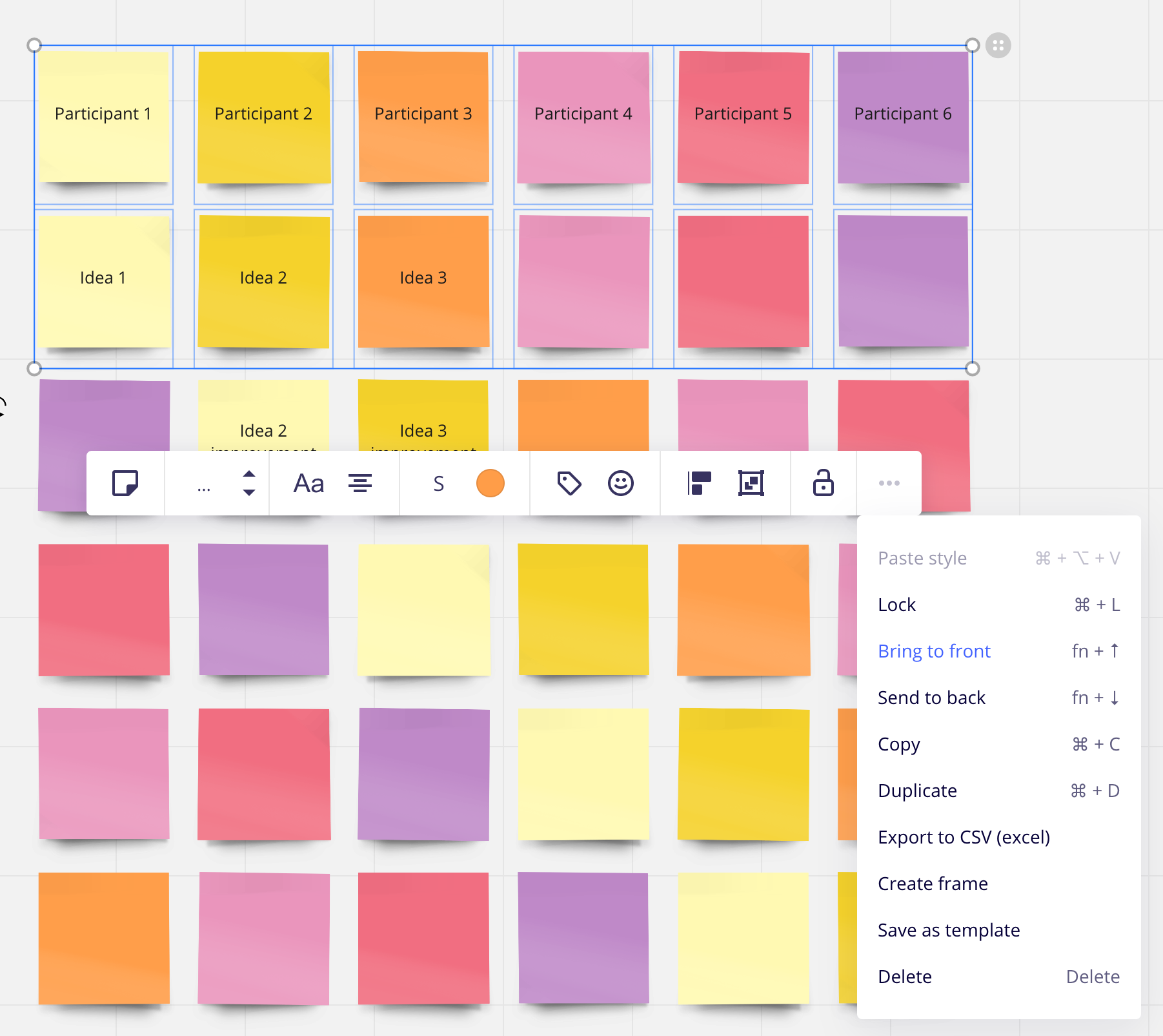 how to delete stickies