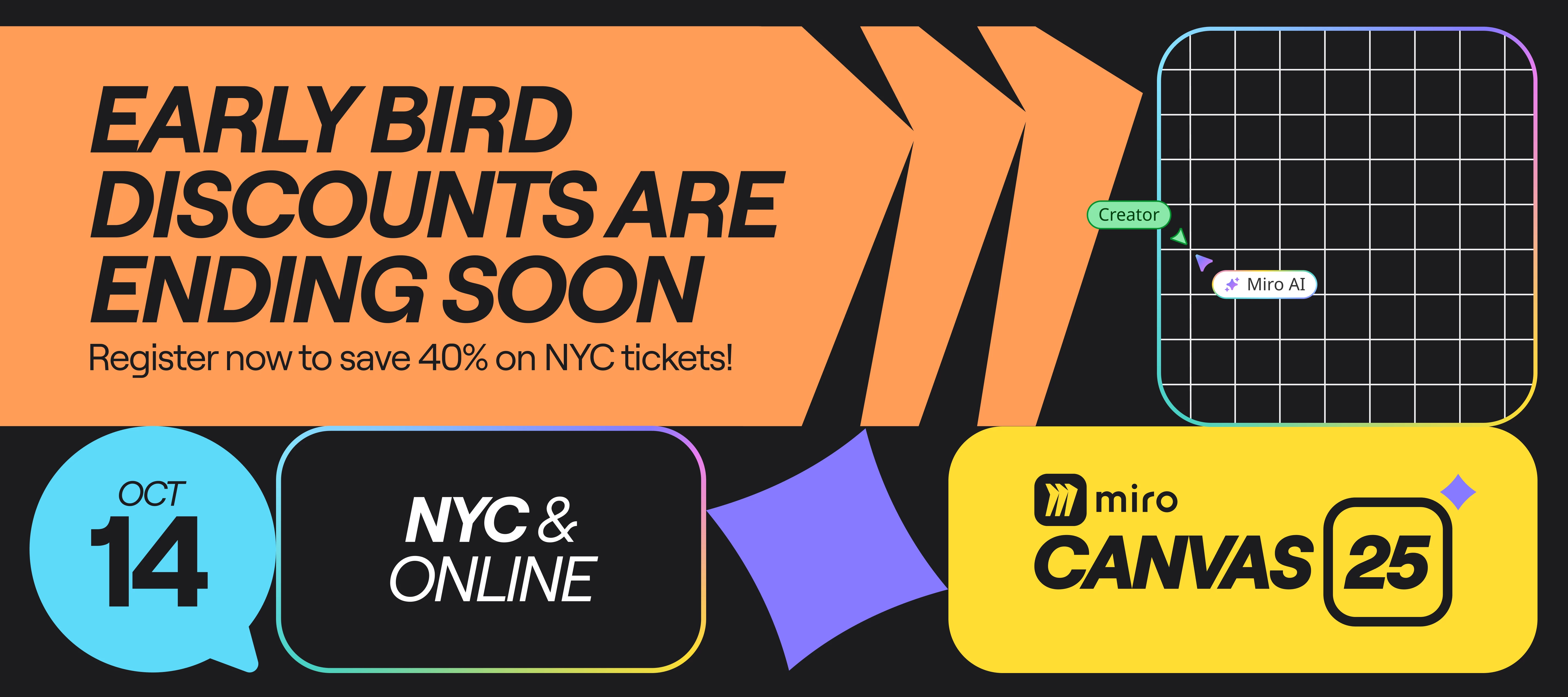 Last chance for early-bird tickets to Canvas 25!