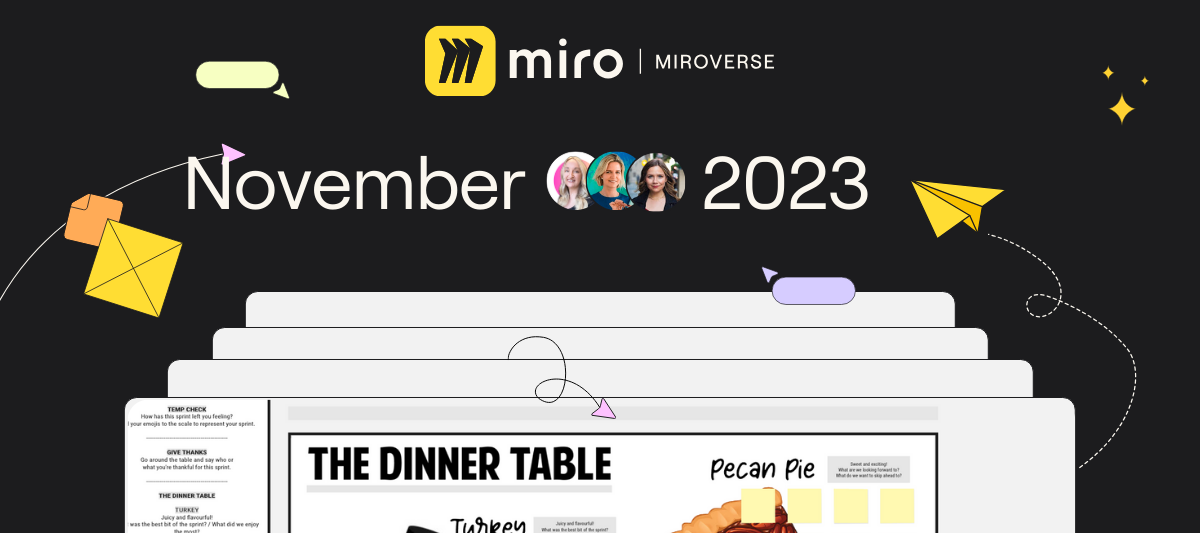 🚀 New Templates in Miroverse - November 2023