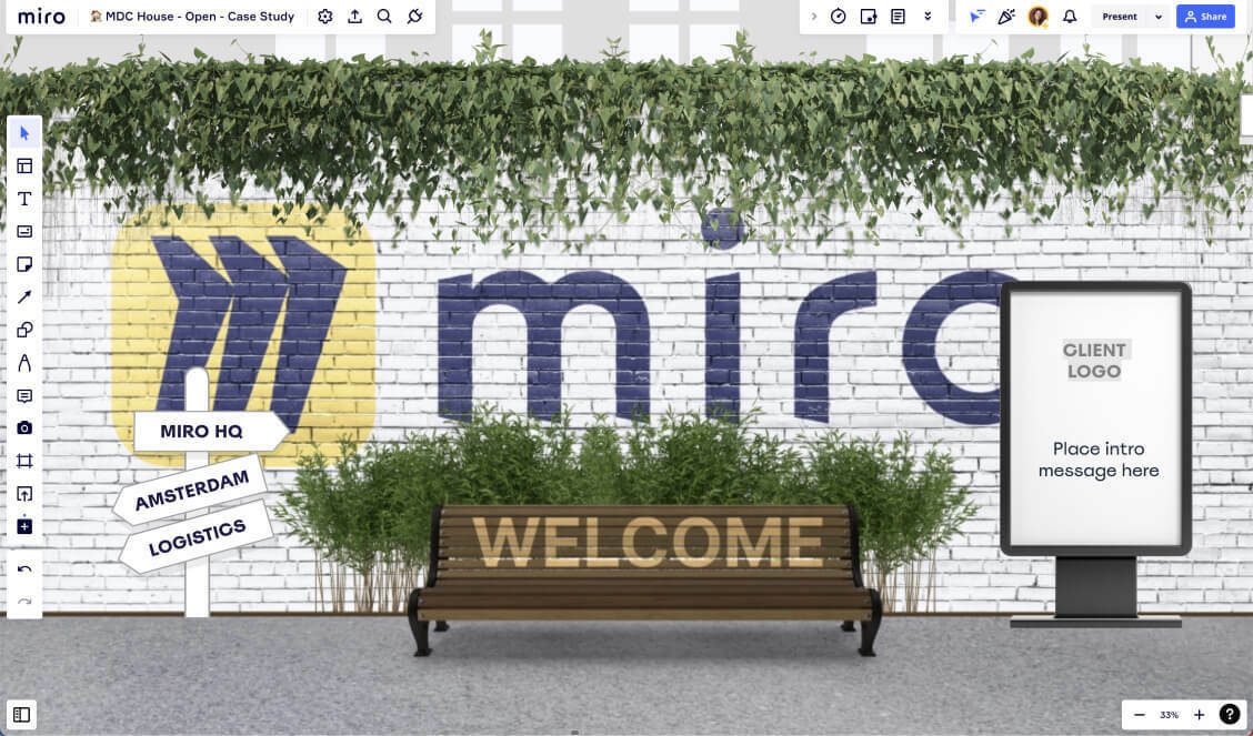 Miro Hybrid Executive Discovery Center