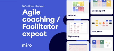 Miro is looking for an Agile / Facilitation expert to consult the templates creation