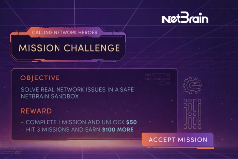 NetBrain Solution Library Mission Challenge is Live | Win Up to $150!