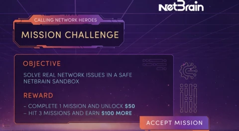 NetBrain Solution Library Mission Challenge is Live | Win Up to $150!