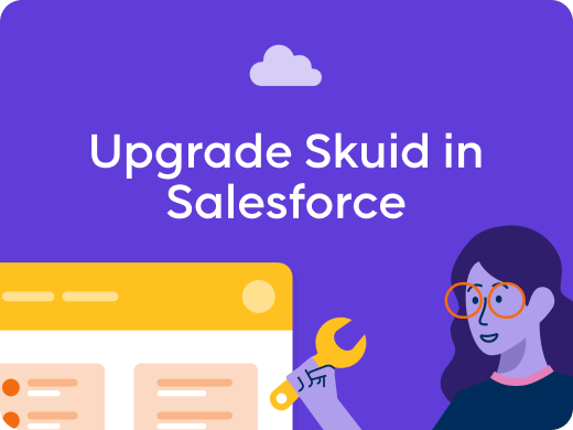 Upgrade Skuid in Salesforce Skuid Skool course - Mari holding wrench