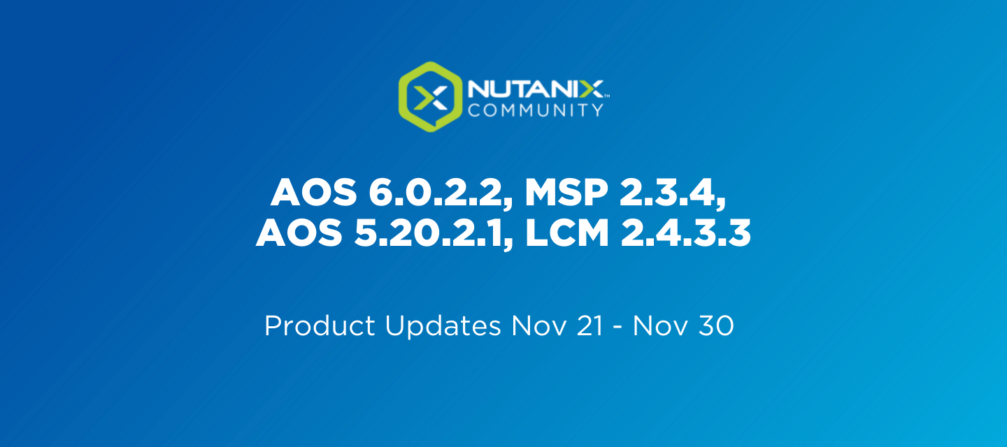 Product Updates for the Week of Nov 21 - Nov 30