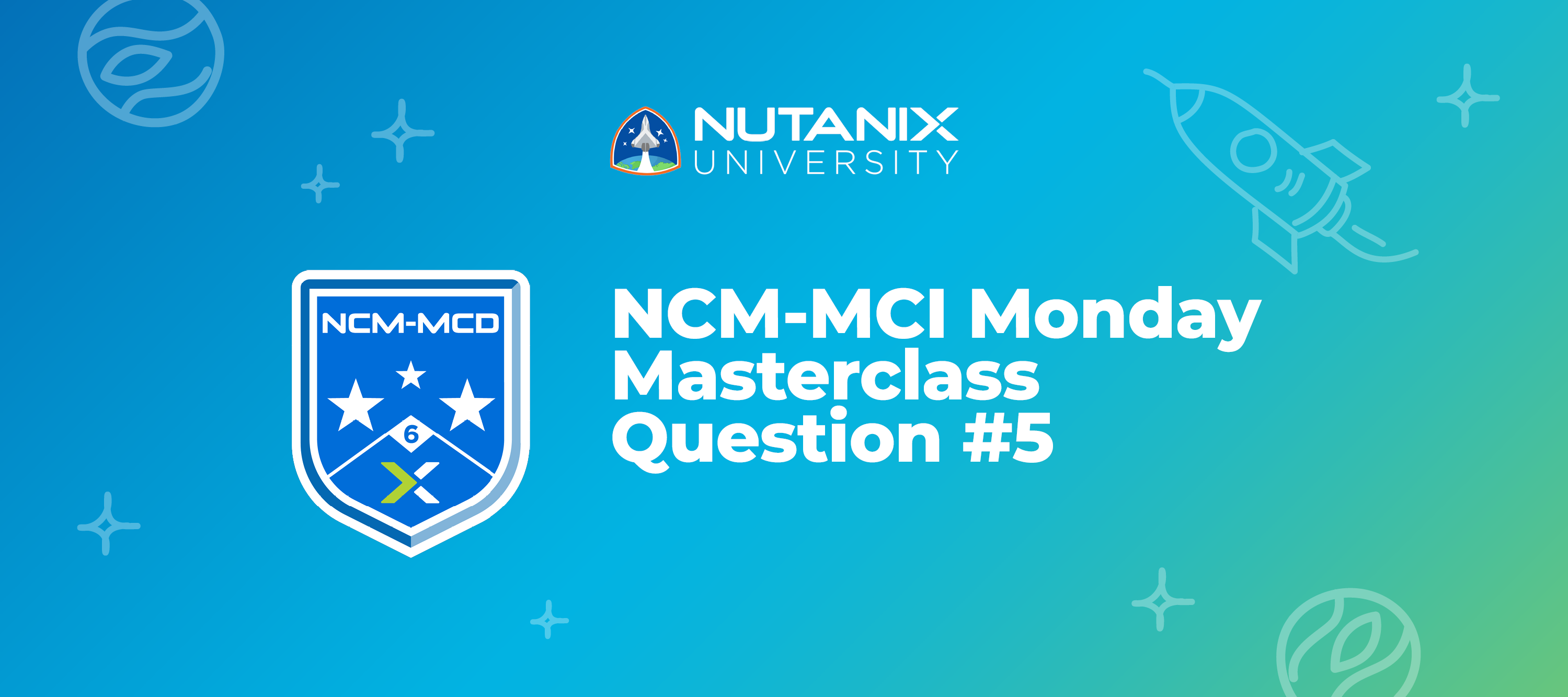 [Giveaway Alert] Time for Another Monday Masterclass NCM Question!