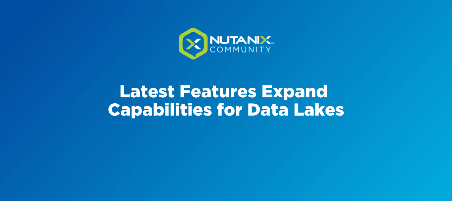 Latest features expand capabilities for data lakes