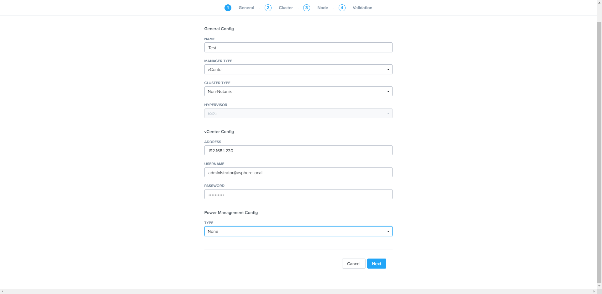 Unable to add vCenter as target on X-Ray | Nutanix Community