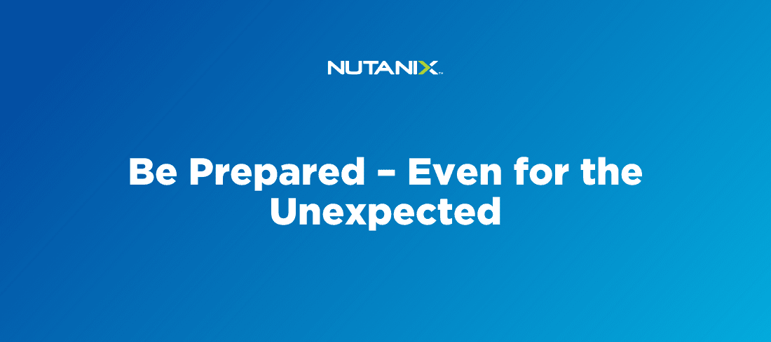 Fujitsu & Nutanix: Be prepared – even for the unexpected