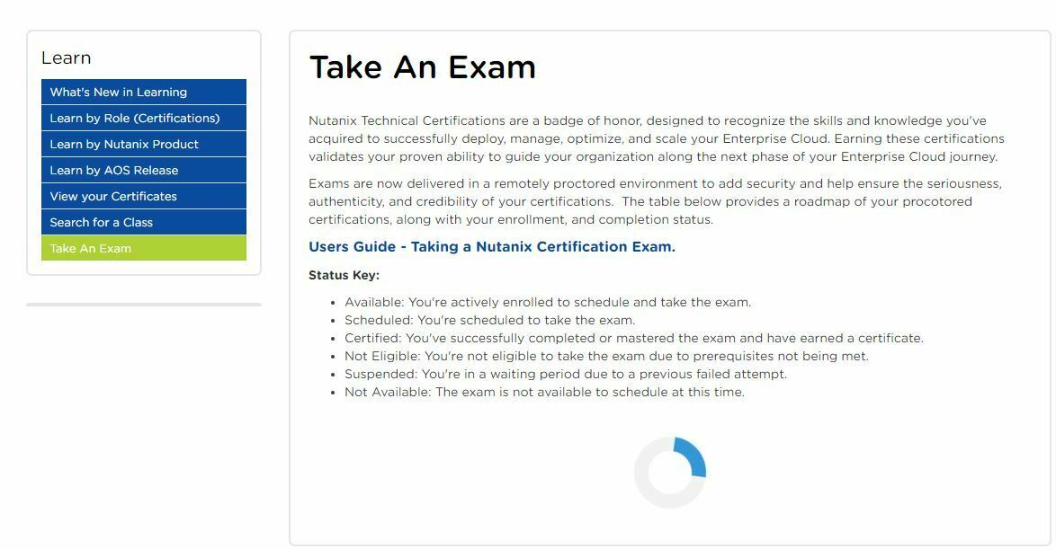 i am not able to get an option to reschedule my NCP 5.5 exam | Nutanix Sns-Brigh10