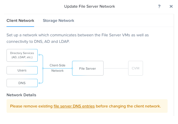 Nutanix Files Cluster Configuration Changes from UI | Nutanix Community