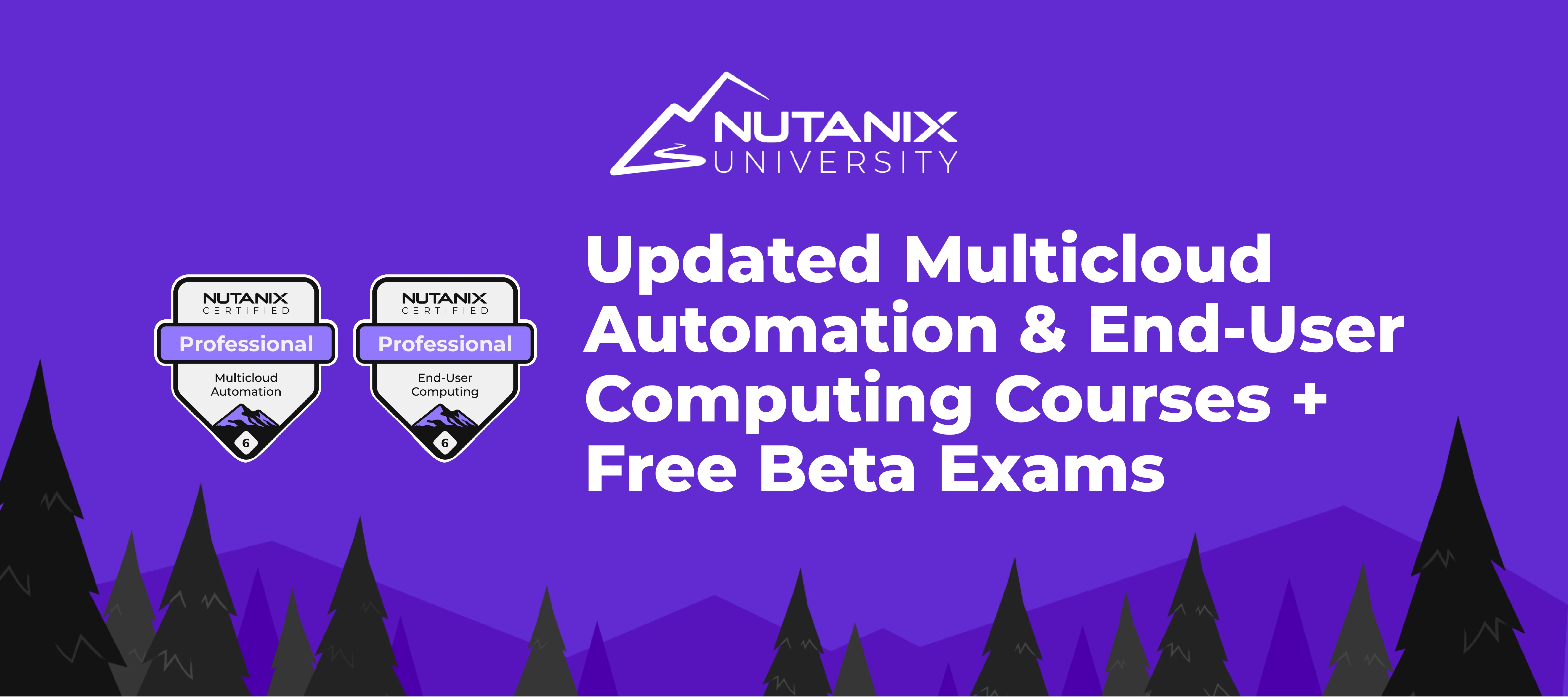 Updated Multicloud Automation & End-User Computing Training & Certifications