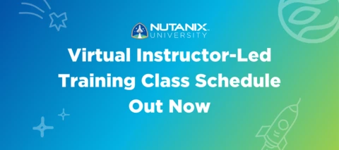 Virtual Instructor-Led Training Class Schedule Out Now Virtual Instructor-Led Training Class Schedule Out Now