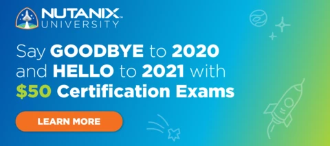 Say Goodbye to 2020 and Hello to 2021 with $50 Certification Exams Say Goodbye to 2020 and Hello to 2021 with $50 Certification Exams