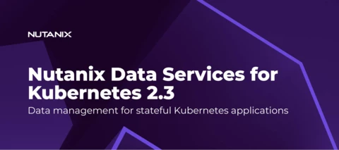Nutanix Data Services for Kubernetes 2.3