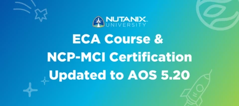 Popular Training and Certification Updated to AOS 5.20! Popular Training and Certification Updated to AOS 5.20!