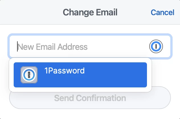 Easier way to change the existing account email to Masked Email ...