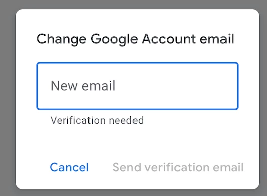 Easier way to change the existing account email to Masked Email ...