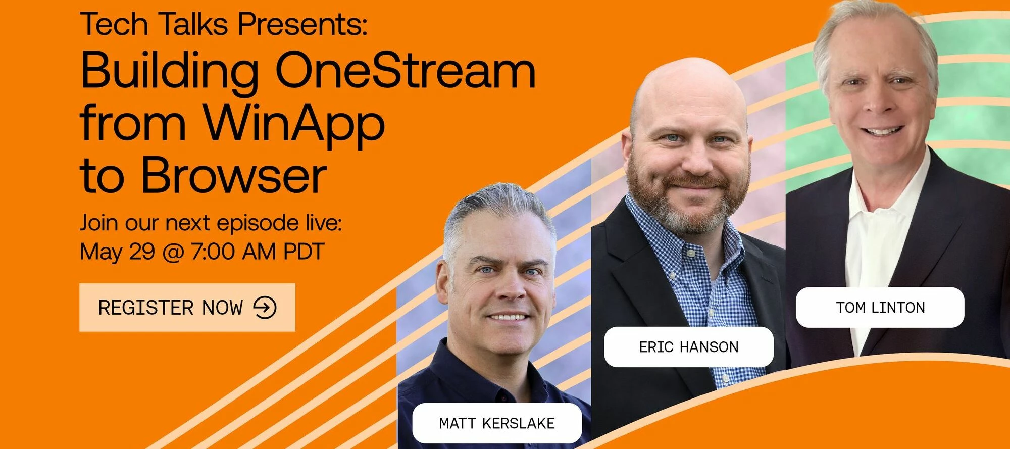 Registration for Tech Talks: Building OneStream from WinApp to Browser is now open!