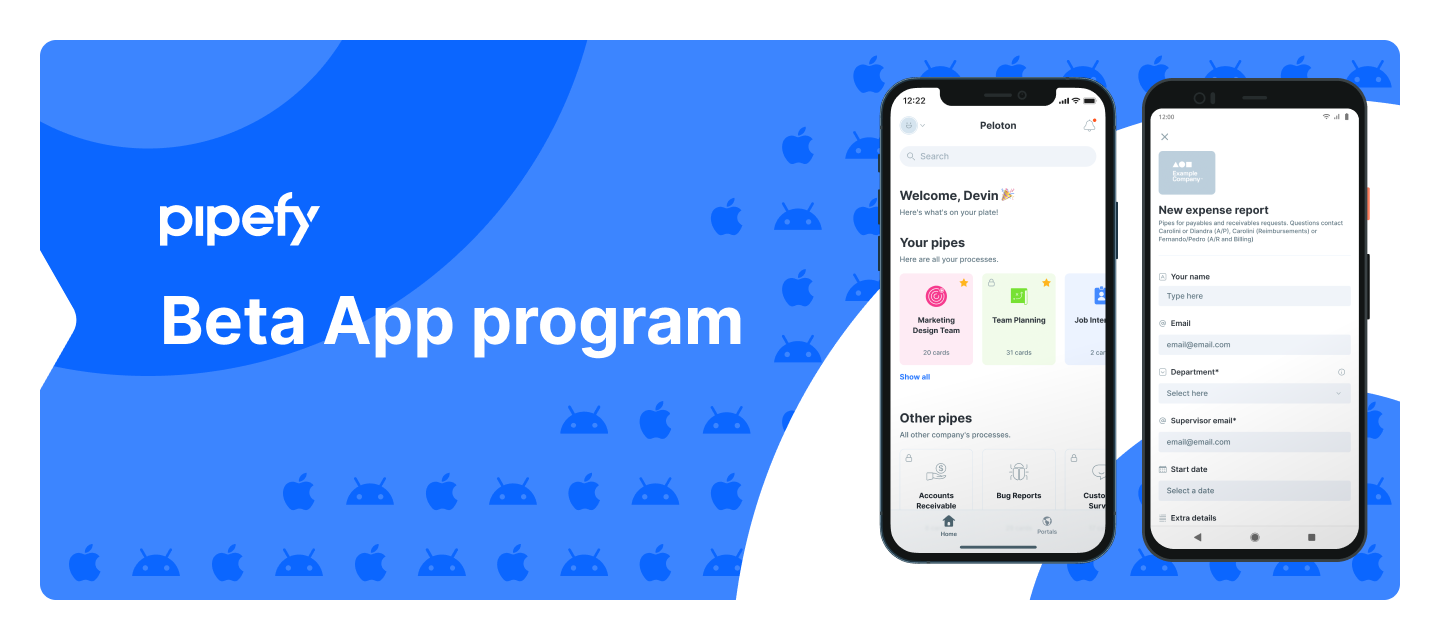 📱 Pipefy Mobile Apps Beta Program