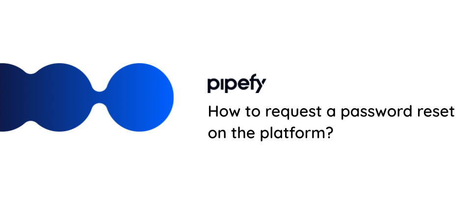 How to request a password reset on the platform?