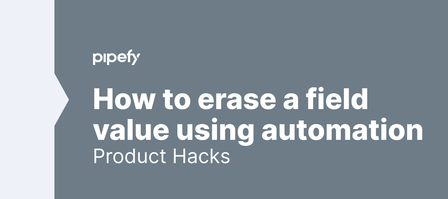 How to erase a field value using automation?