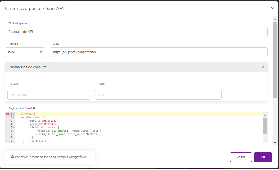 convert json to graphql mutation